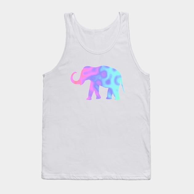 COLORFUL Jungle Elephant Tank Top by SartorisArt1